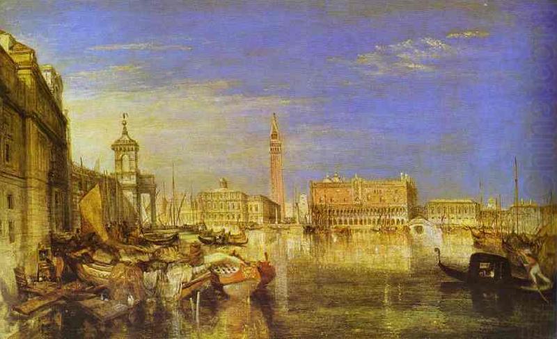 J.M.W. Turner Bridge of Signs, Ducal Palace and Custom- House, Venice Canaletti Painting china oil painting image